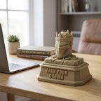 On a bright office desk