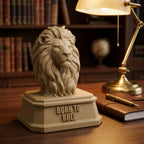 On a dark wooden desk