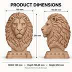 Regal Lion headphone stand size guide