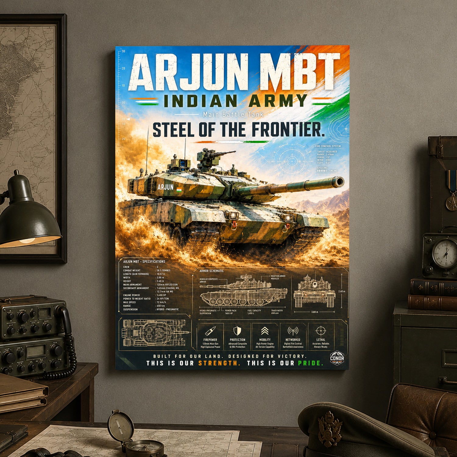 Arjun MBT in Action – Steel of the Frontier