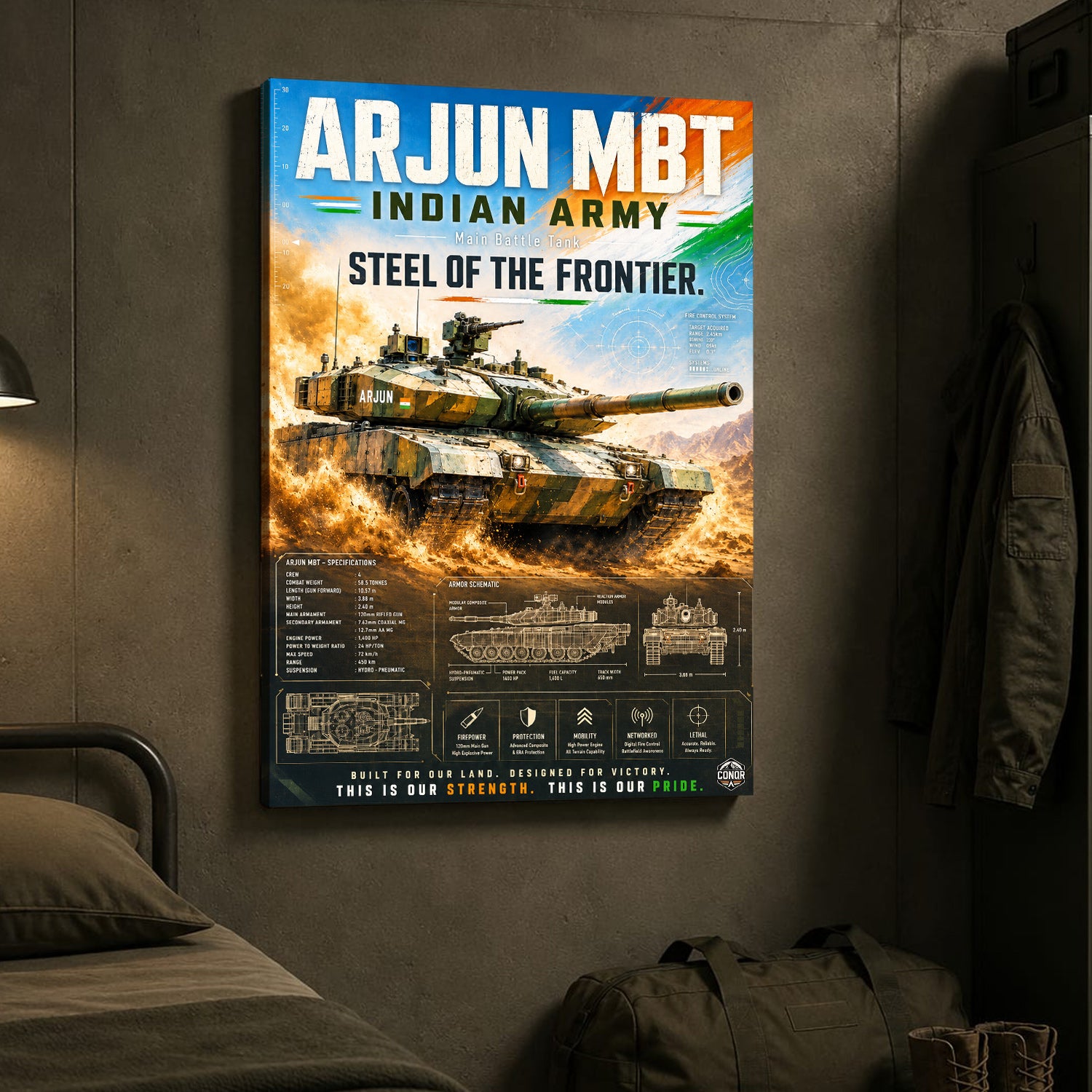 Arjun MBT in Action – Steel of the Frontier