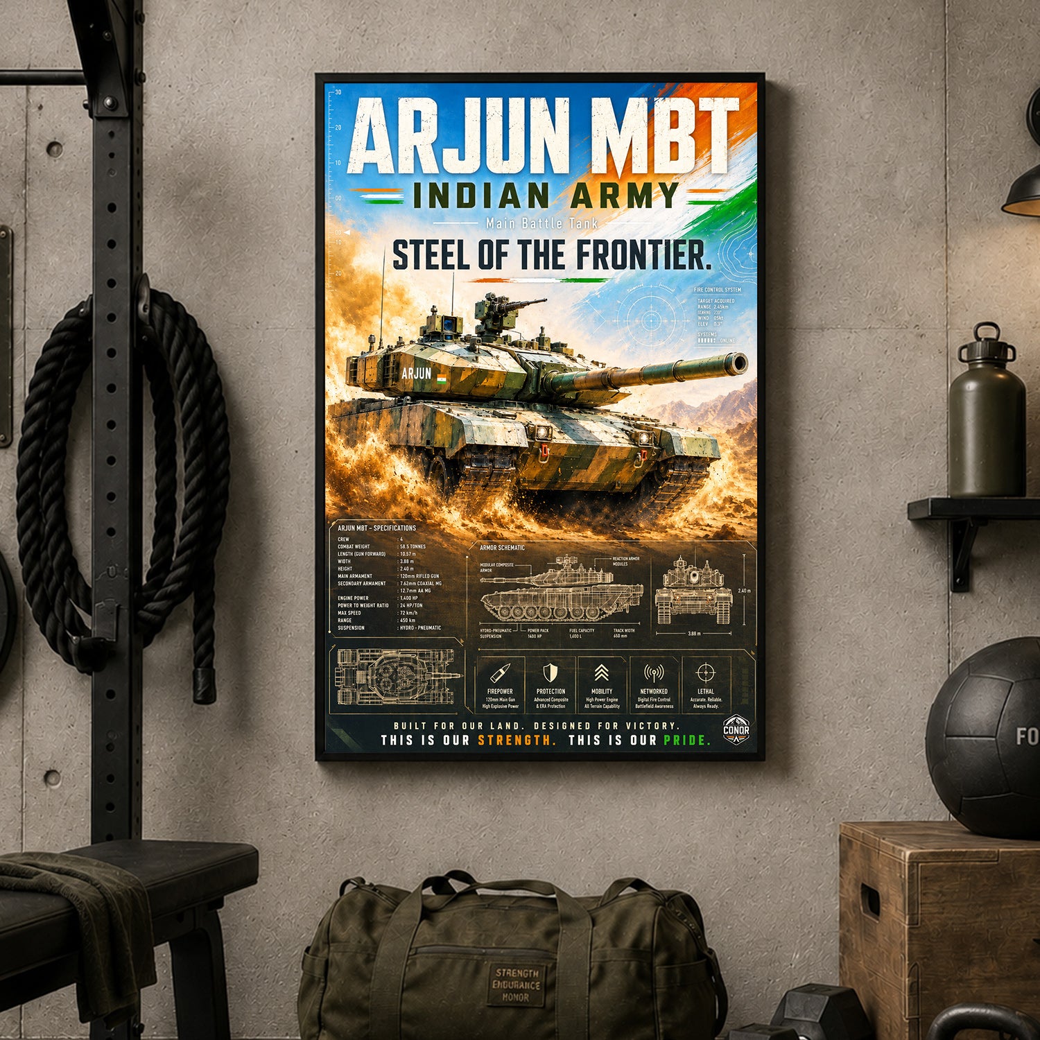 Arjun MBT in Action – Steel of the Frontier