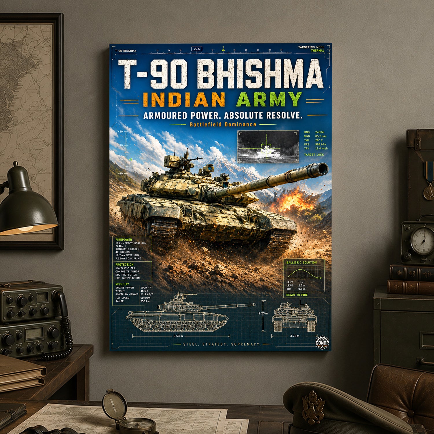 T-90 Bhishma in Action – Absolute Resolve