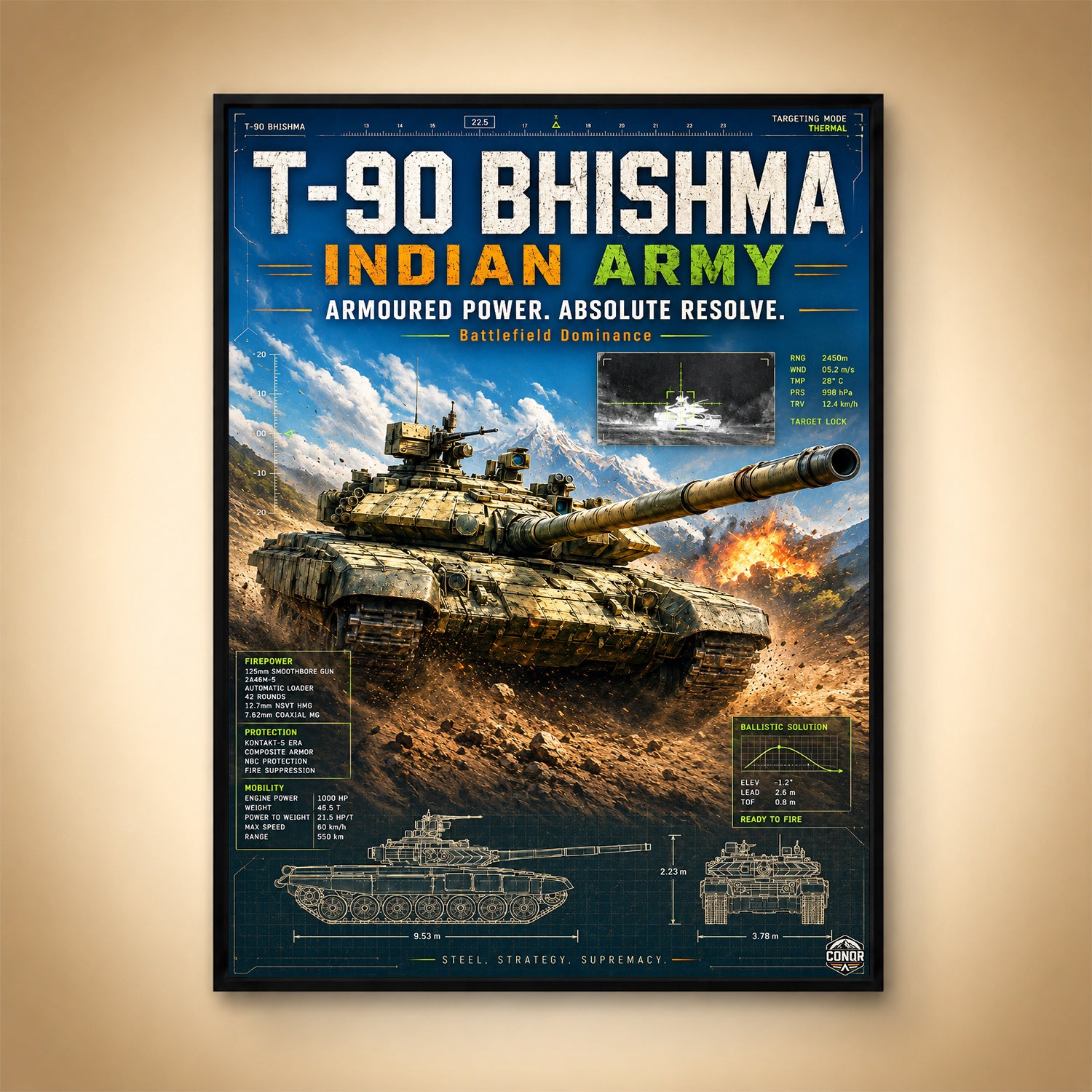 T-90 Bhishma in Action – Absolute Resolve