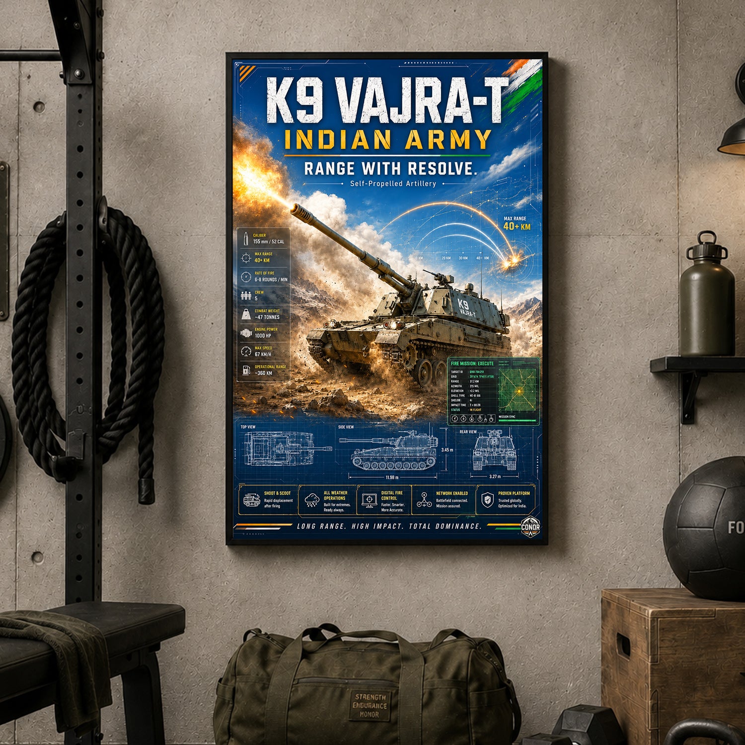 K9 Vajra-T in Action – Fire Mission: Execute