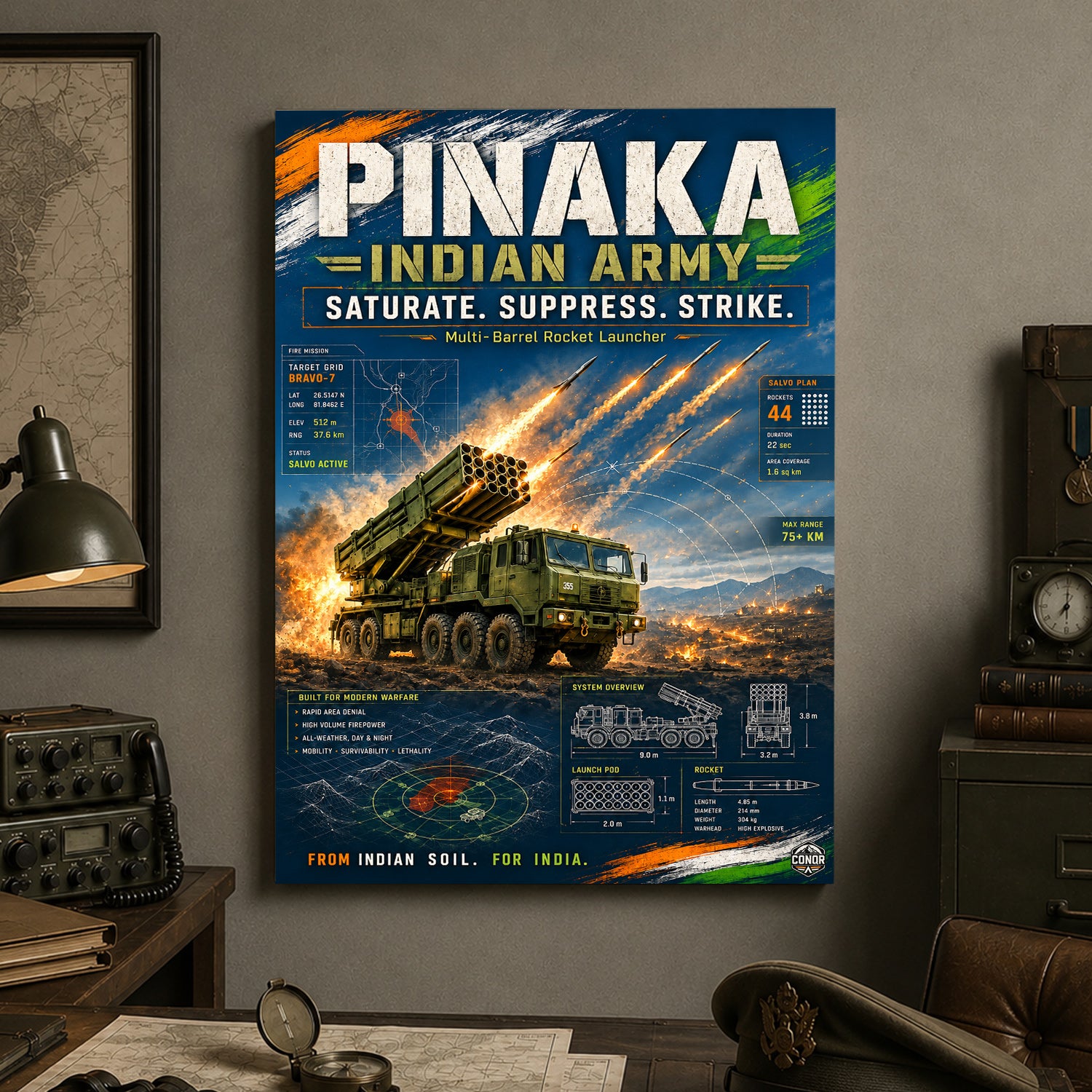 Pinaka in Action – Salvo Active