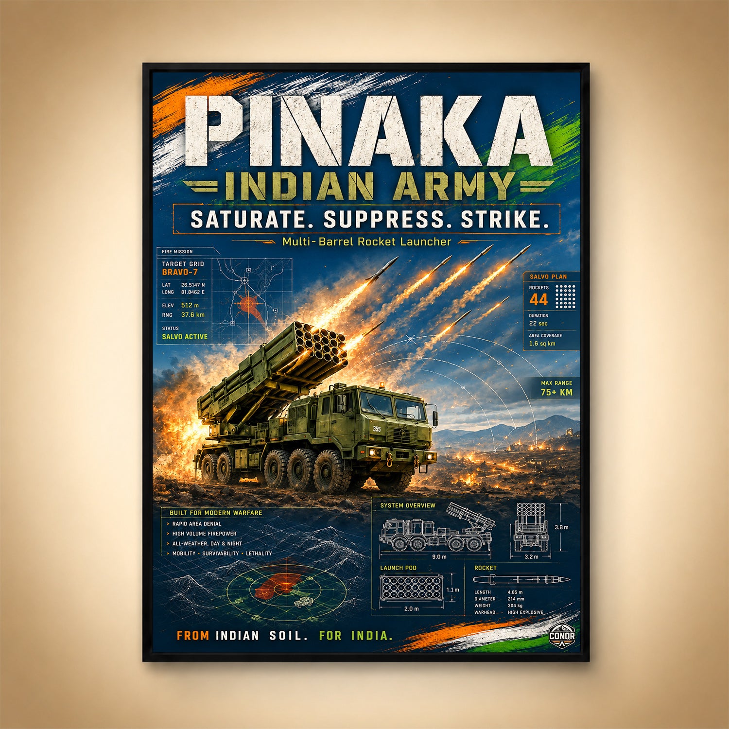 Pinaka in Action – Salvo Active