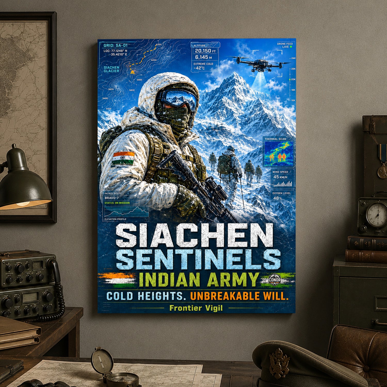 Siachen Patrol – Thermal Watch at 20,150 Feet