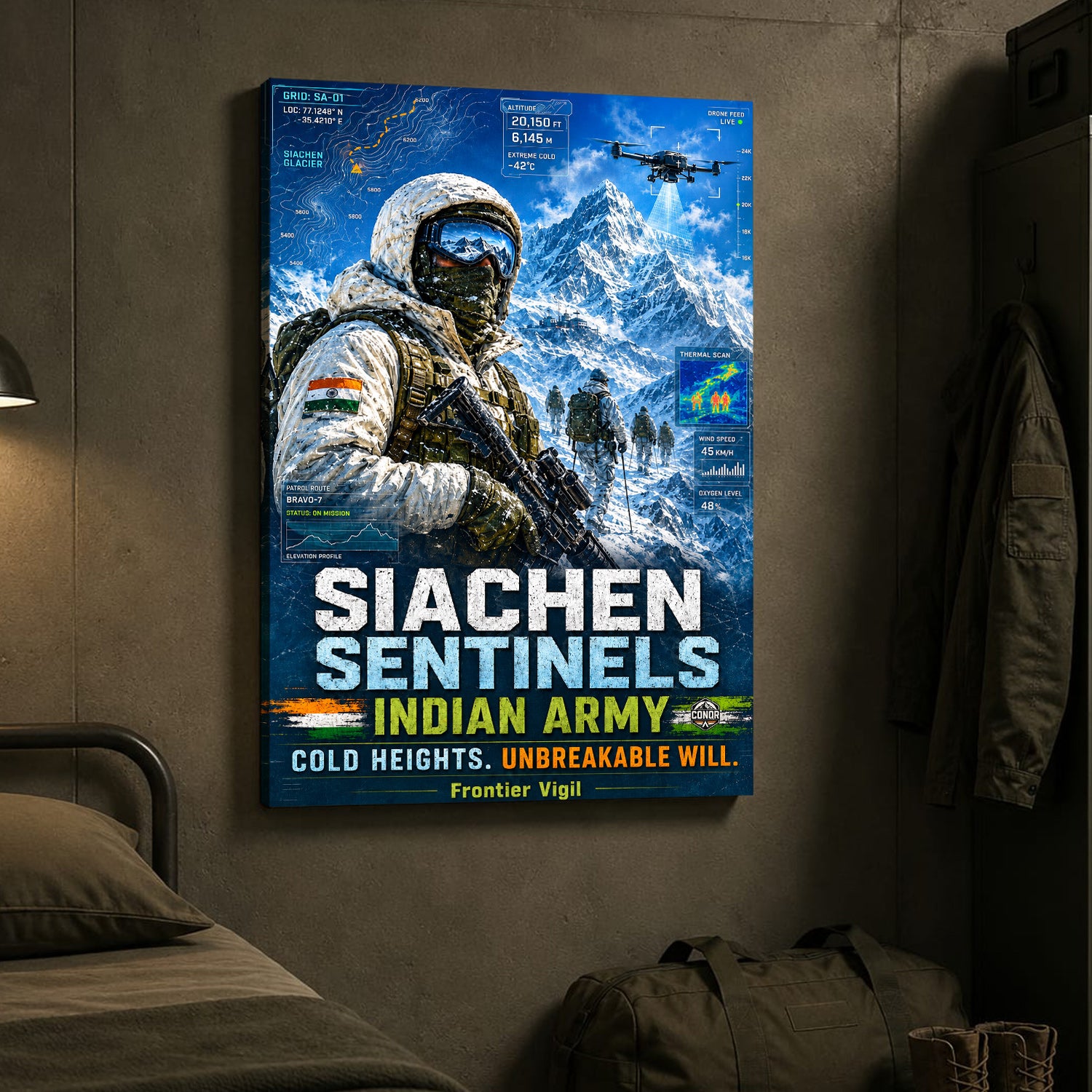 Siachen Patrol – Thermal Watch at 20,150 Feet