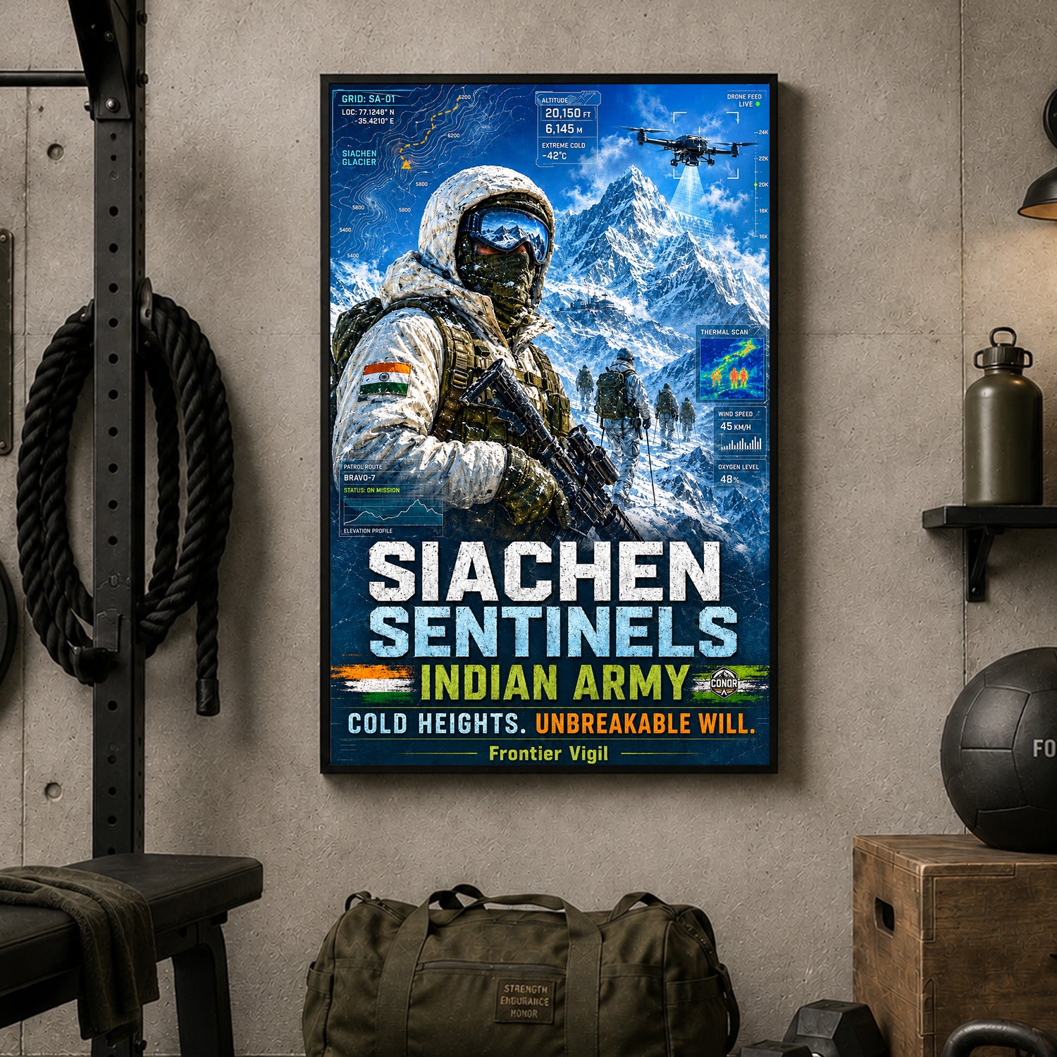 Siachen Patrol – Thermal Watch at 20,150 Feet