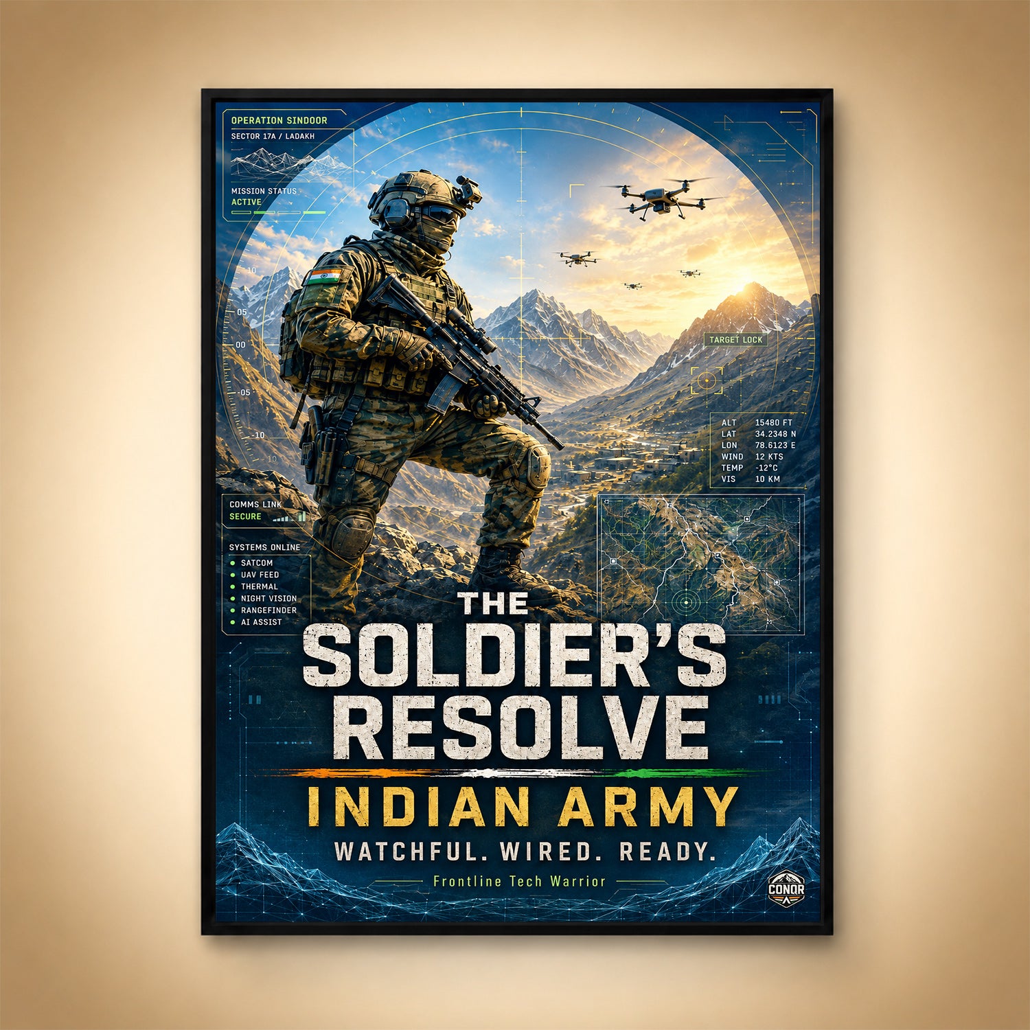 Frontline Tech Warrior – The Soldier's Resolve