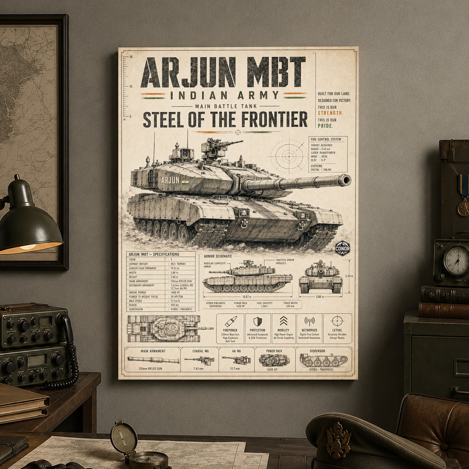 Arjun MBT, the Vintage Study – Steel of the Frontier
