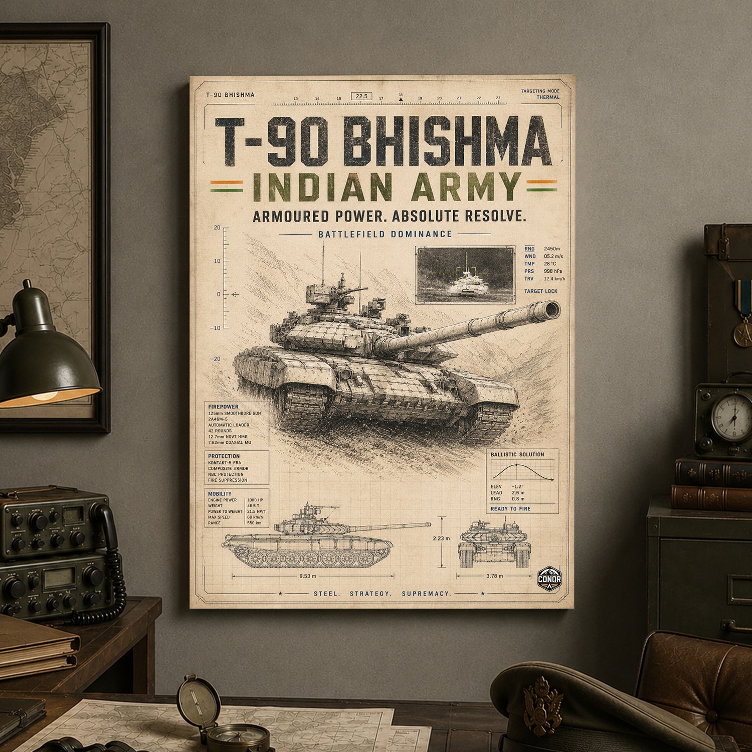 T-90 Bhishma, the Vintage Study – Armoured Power