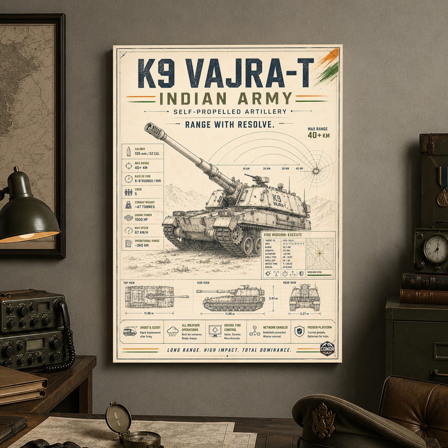 K9 Vajra-T, the Vintage Study – Range With Resolve