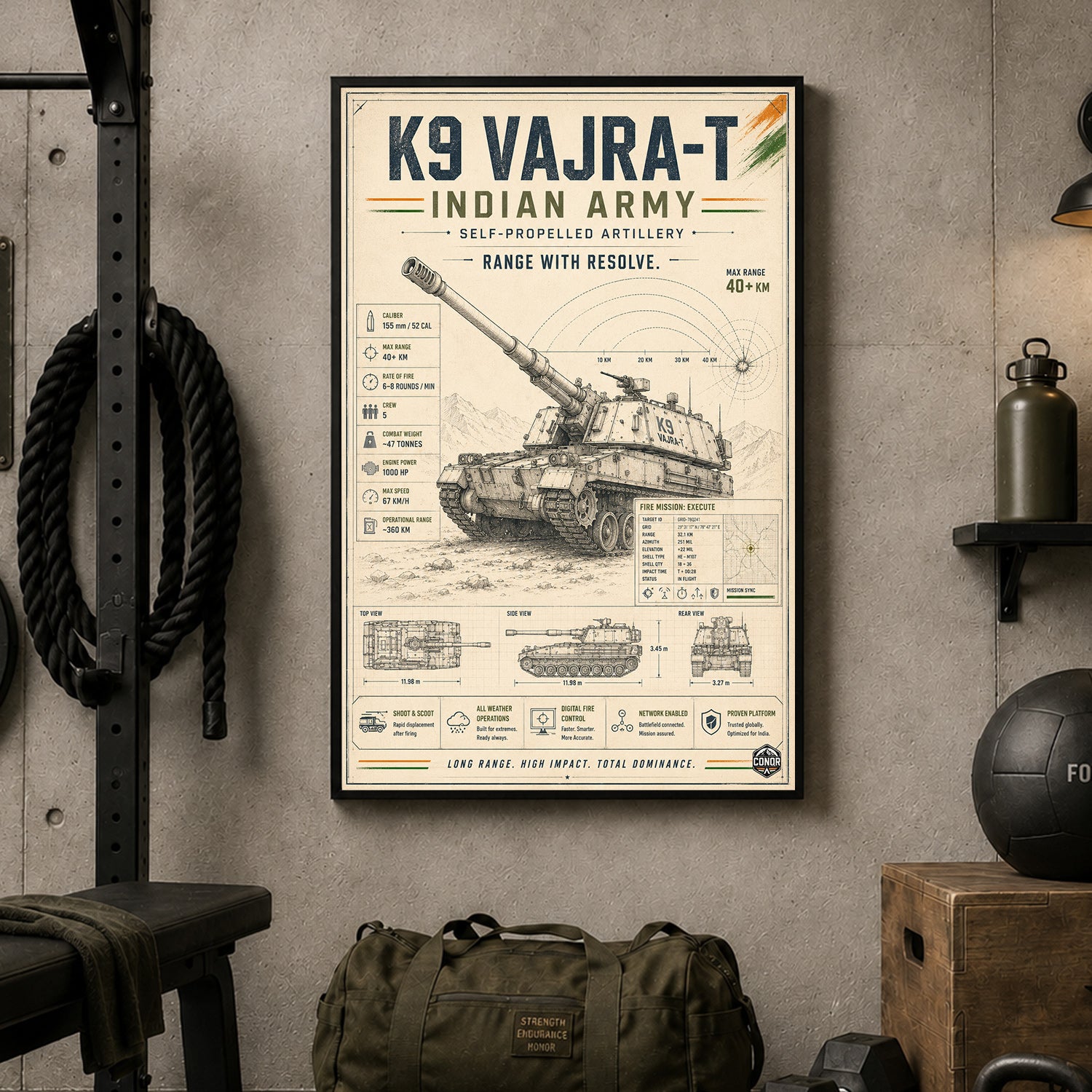 K9 Vajra-T, the Vintage Study – Range With Resolve