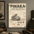 Pinaka, the Vintage Poster – Saturate, Suppress, Strike