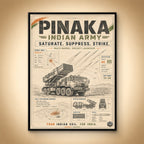 Pinaka, the Vintage Poster – Saturate, Suppress, Strike