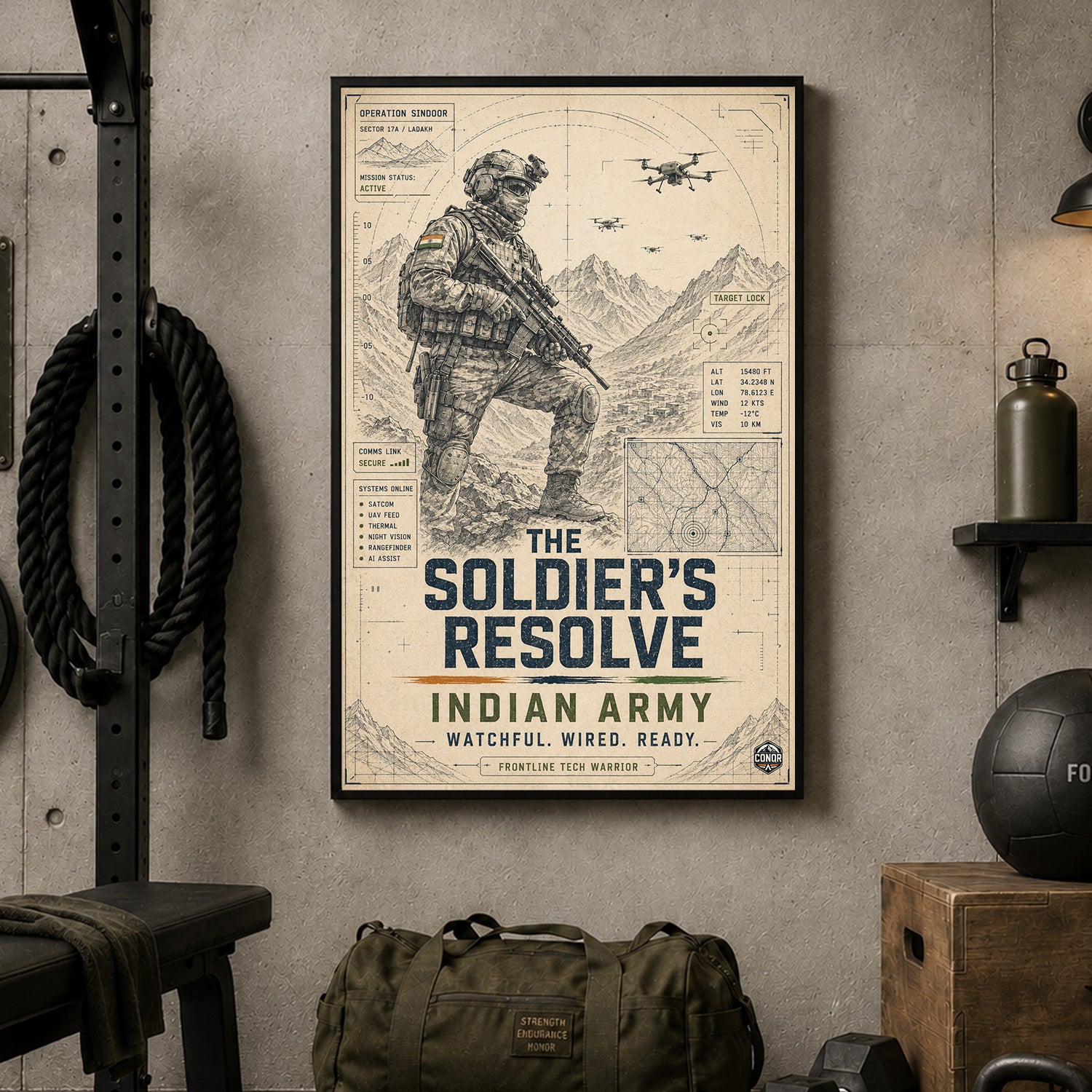 The Soldier's Resolve – Watchful, Wired, Ready