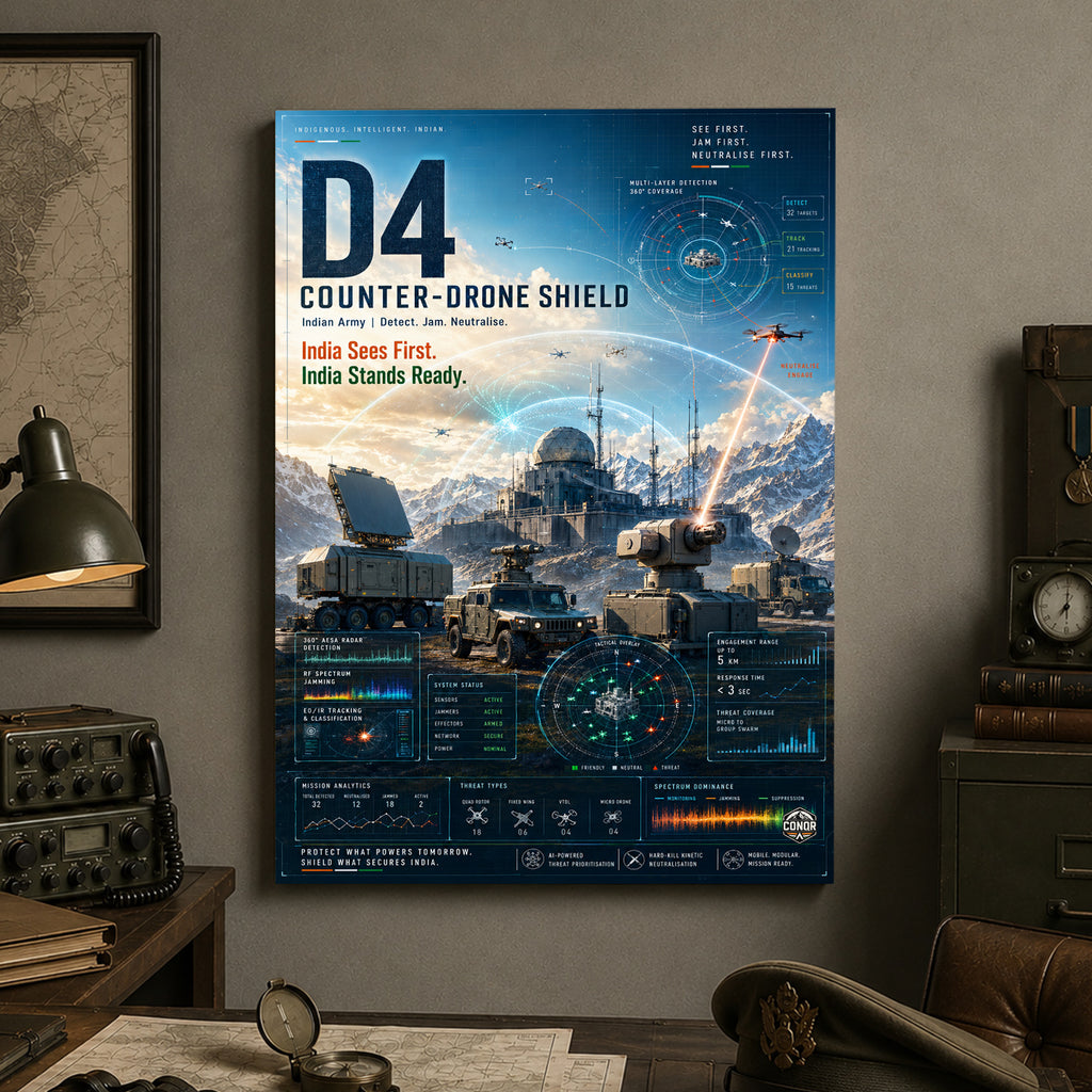 D4 Counter-Drone Shield – Detect. Jam. Neutralise.