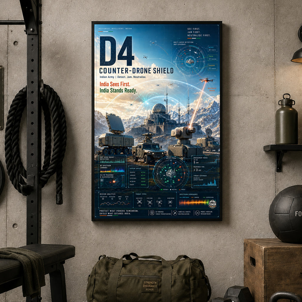 D4 Counter-Drone Shield – Detect. Jam. Neutralise.