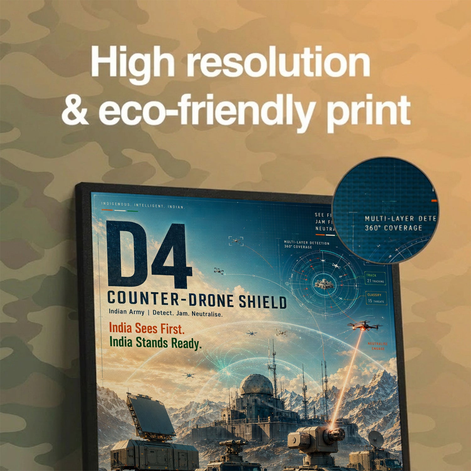 D4 Counter-Drone Shield – Detect. Jam. Neutralise.