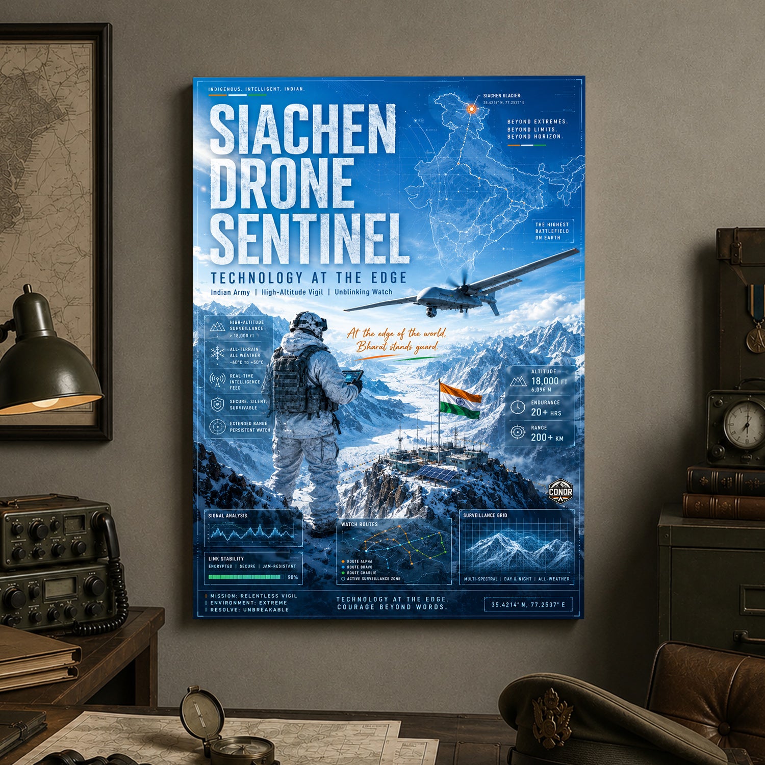 Siachen Drone Sentinel – Technology at the Edge