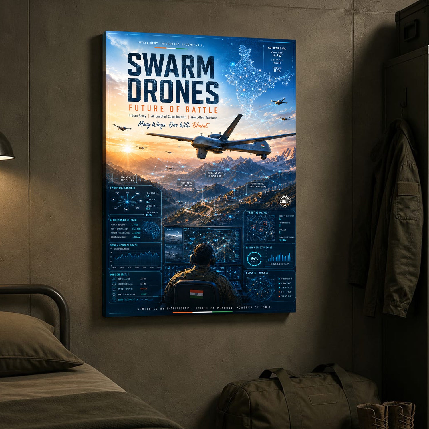 Swarm Drones – Many Wings, One Will