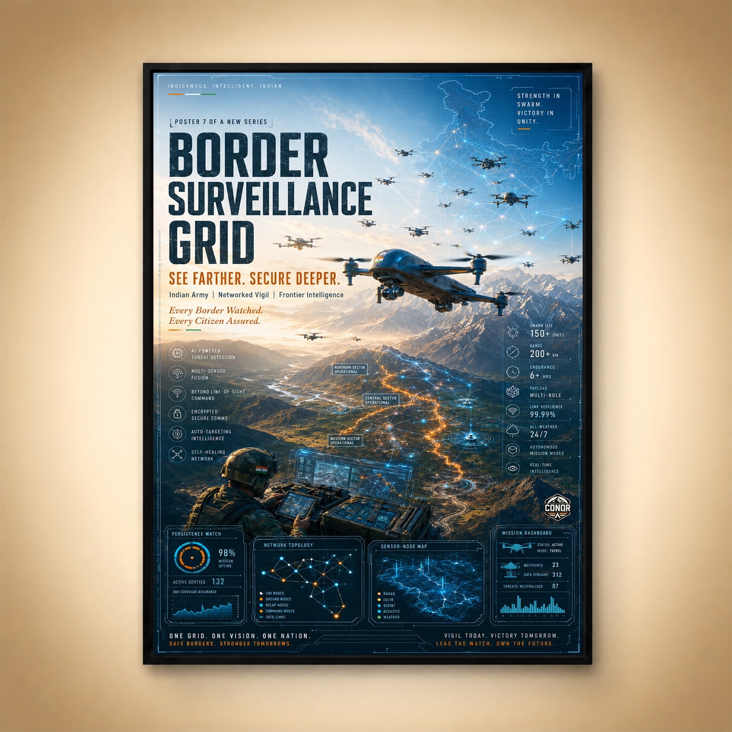 Border Surveillance Grid – See Farther, Secure Deeper