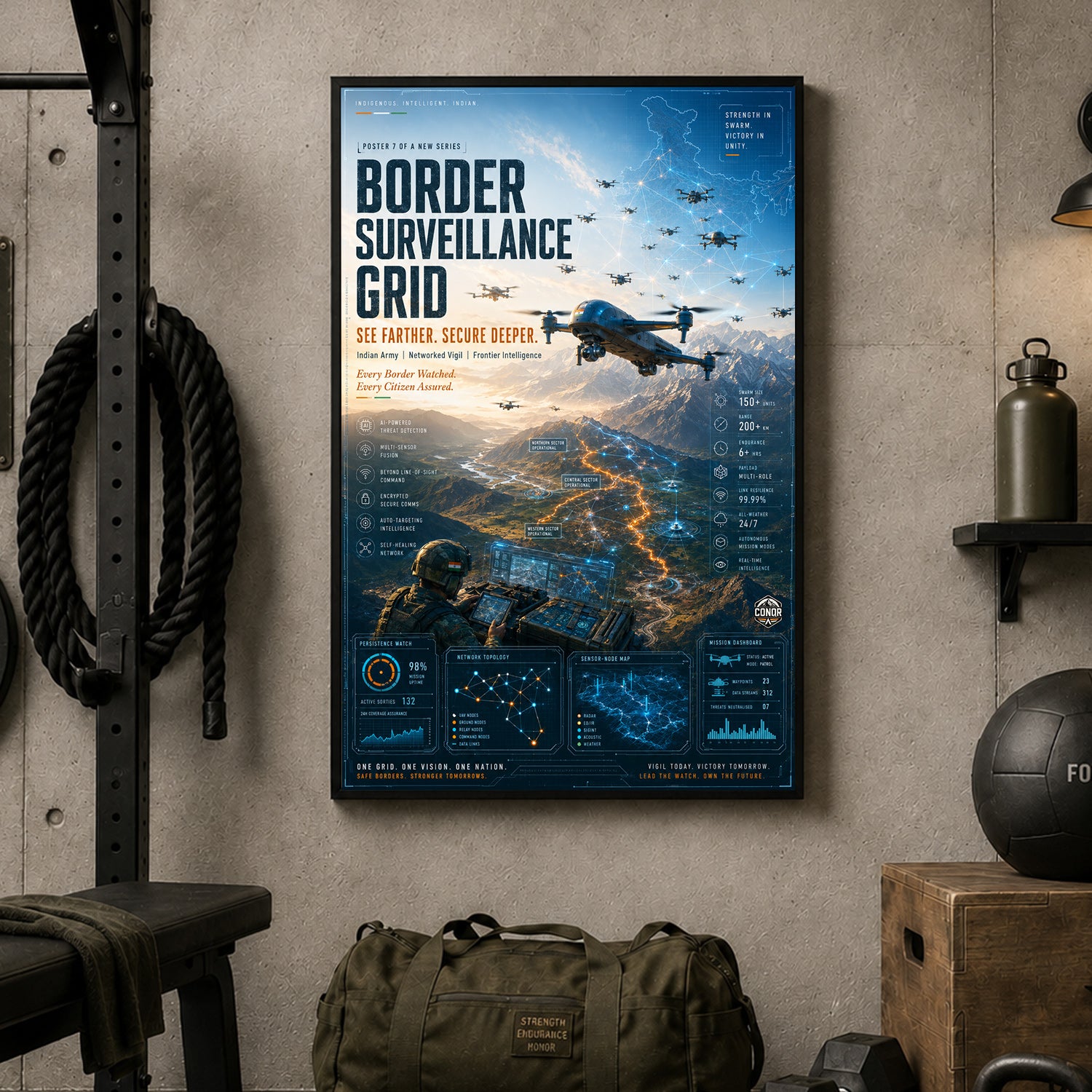 Border Surveillance Grid – See Farther, Secure Deeper