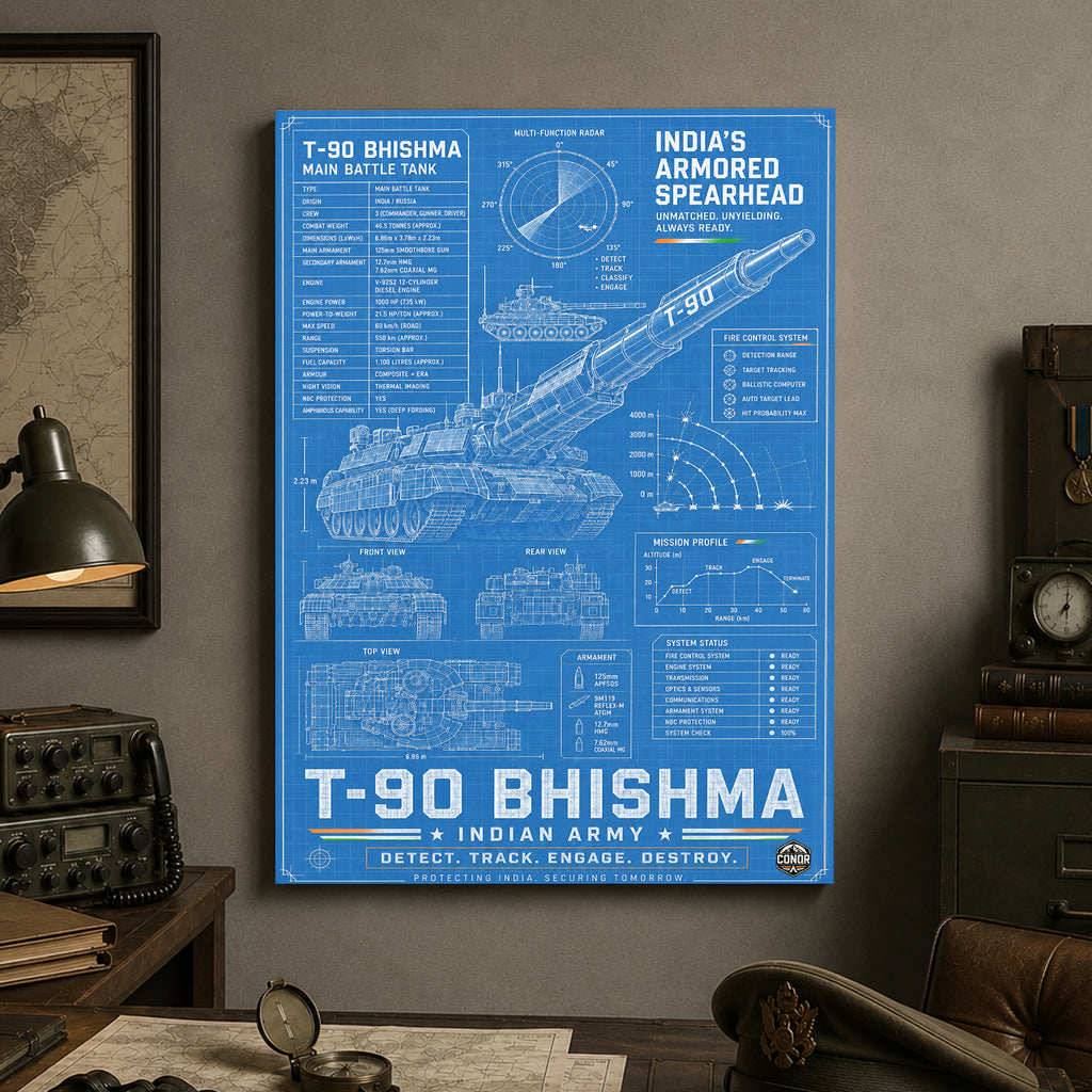 T-90 Bhishma Blueprint – Steel That Holds the Line