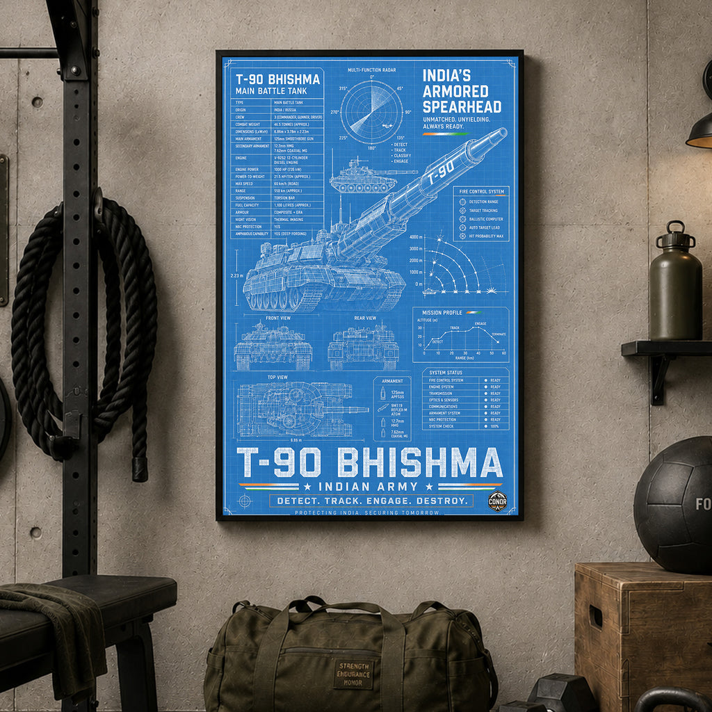 T-90 Bhishma Blueprint – Steel That Holds the Line