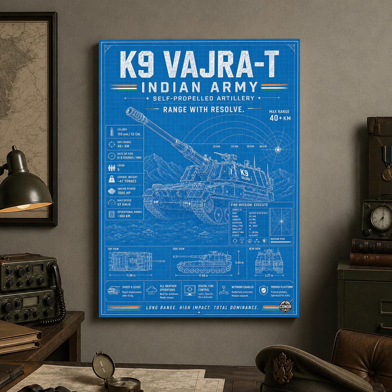 K9 Vajra-T Blueprint – Range With Resolve