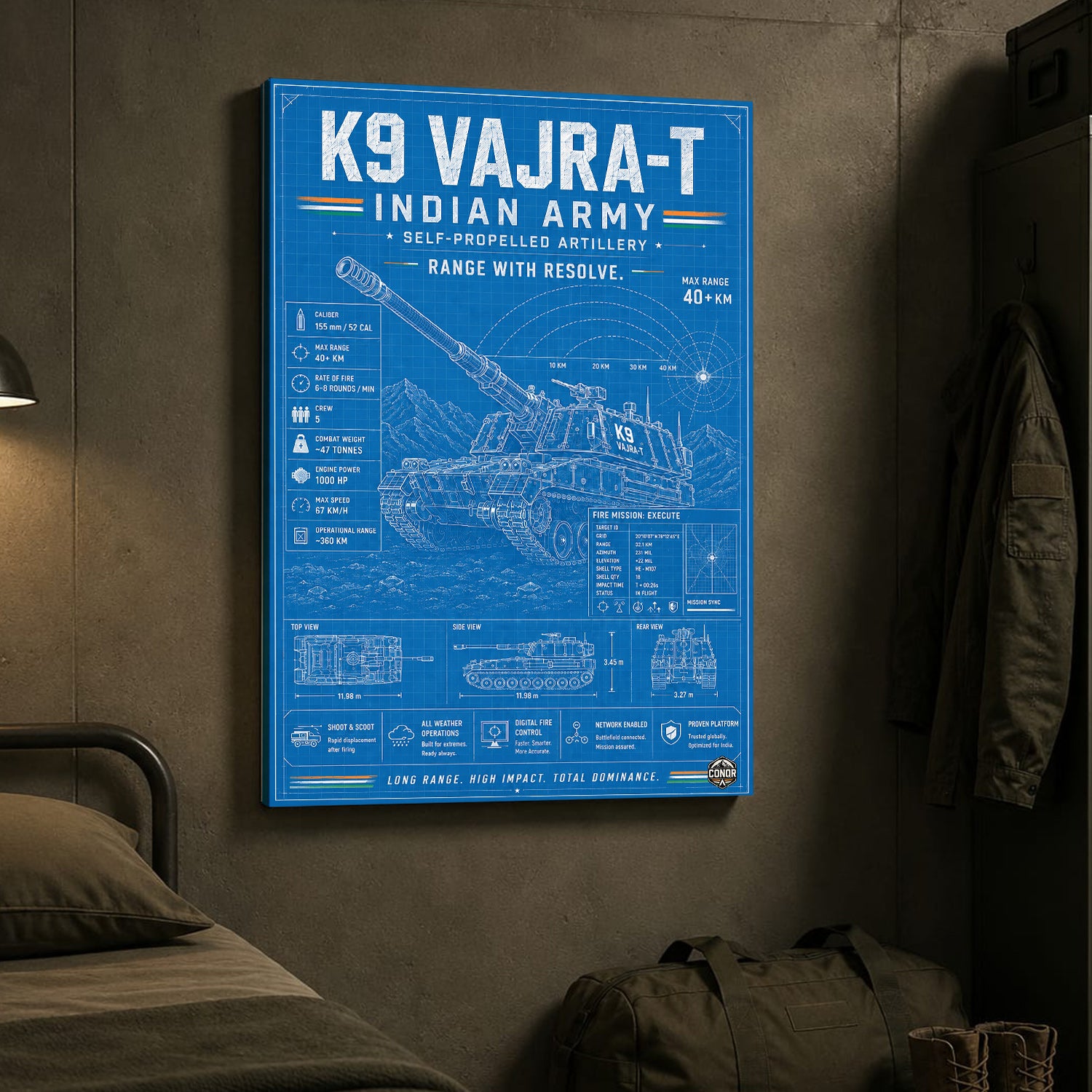 K9 Vajra-T Blueprint – Range With Resolve