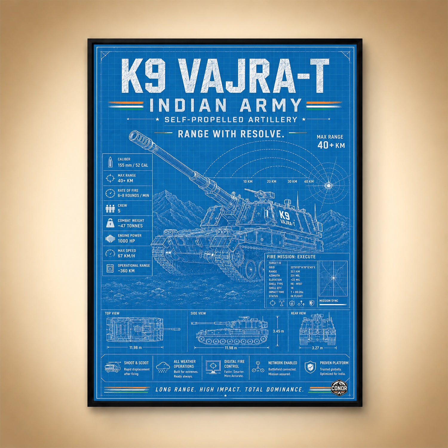 K9 Vajra-T Blueprint – Range With Resolve