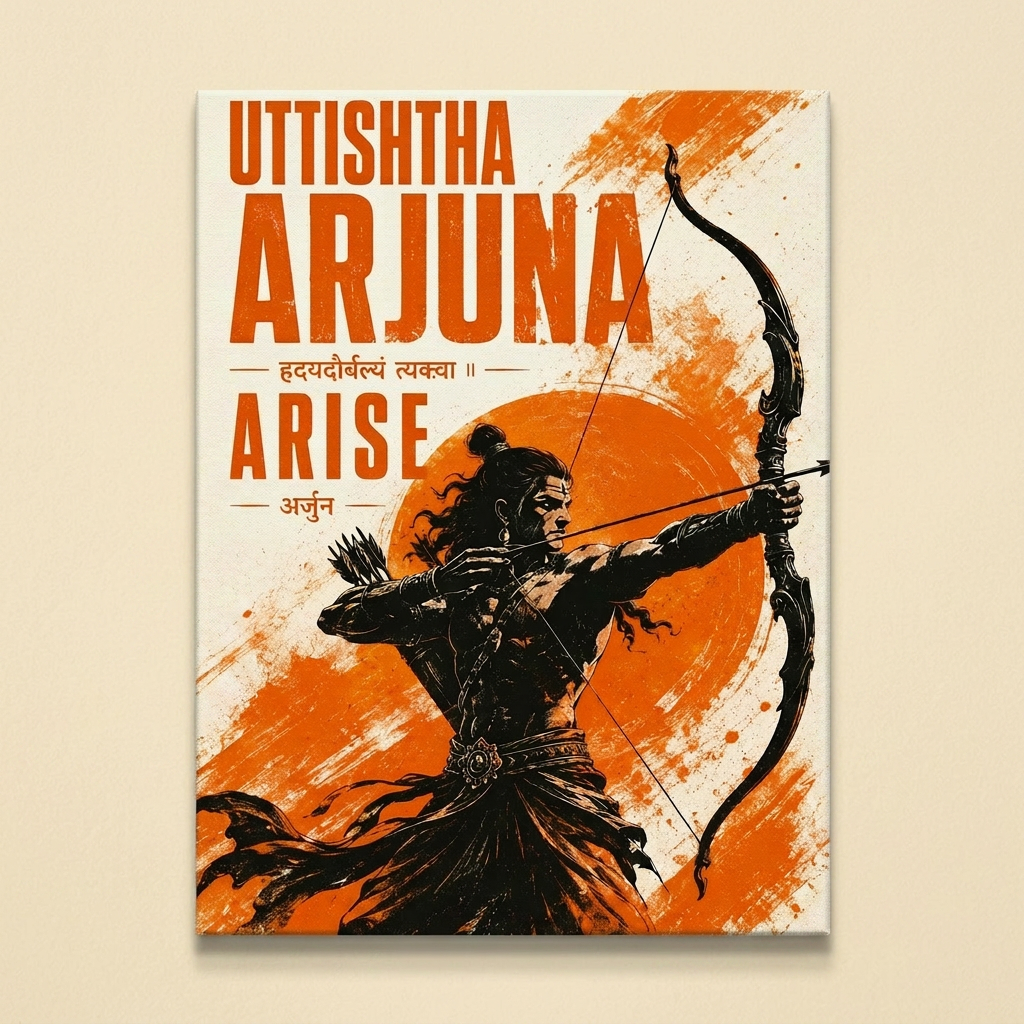 Trial test Suryaputra Karn Supreme Wall Art