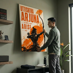Trial test Suryaputra Karn Supreme Wall Art