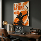 Trial test Suryaputra Karn Supreme Wall Art