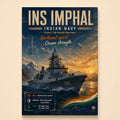 INS Imphal Navy Wall Art (CONQR-BHARAT-NAVY-006)