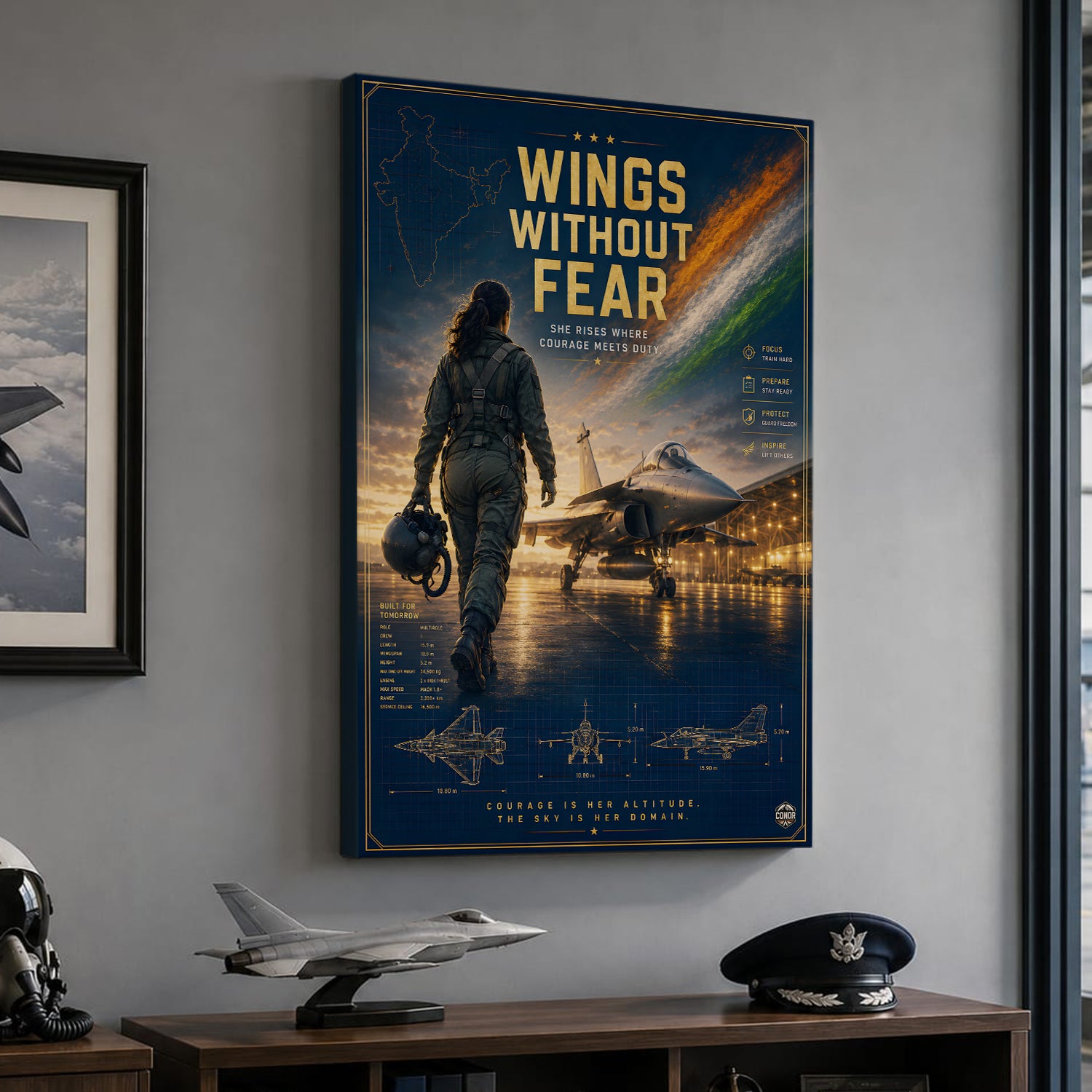 Wings Without Fear – Courage Meets Duty