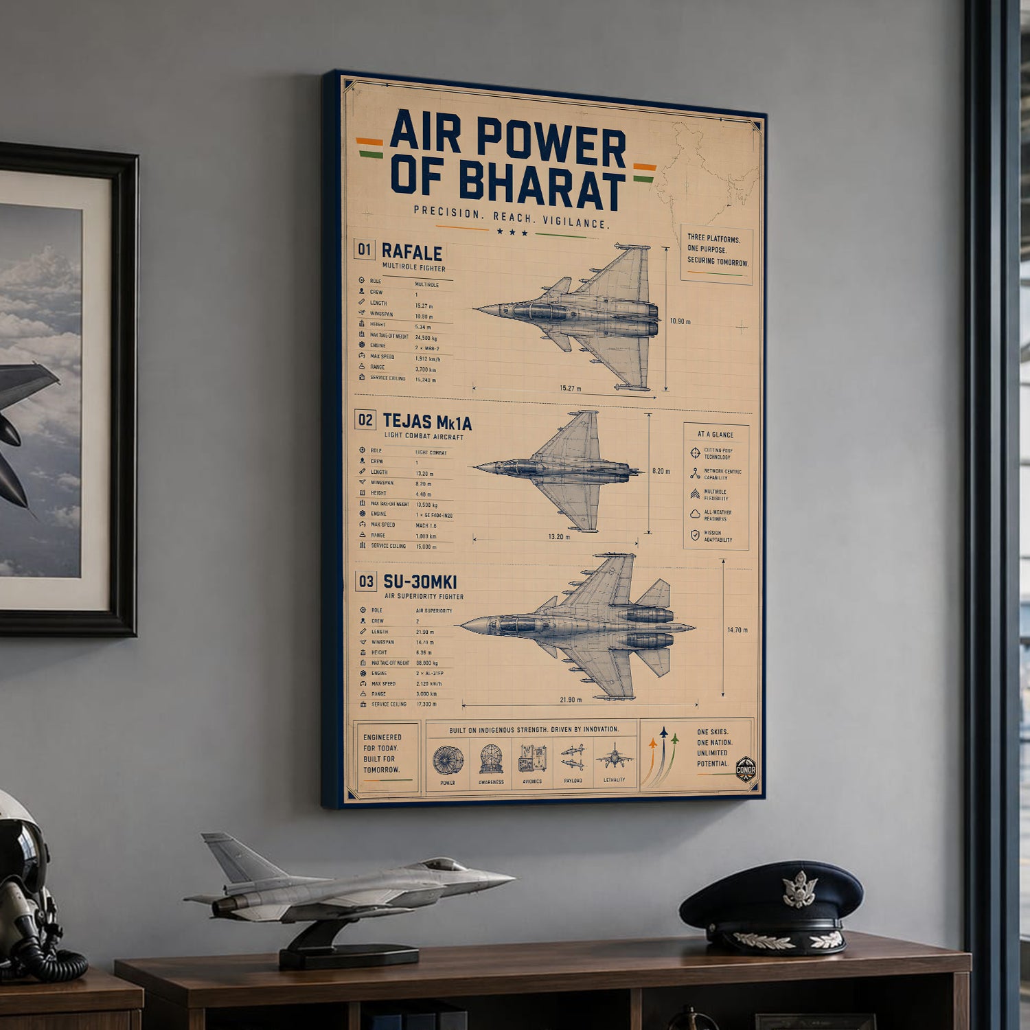 Air Power of Bharat – Three Platforms, One Purpose