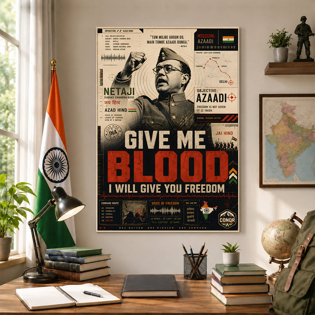 Give Me Blood – Freedom Is Not Given, It Is Taken (CONQR-BHF-BOSE-005)