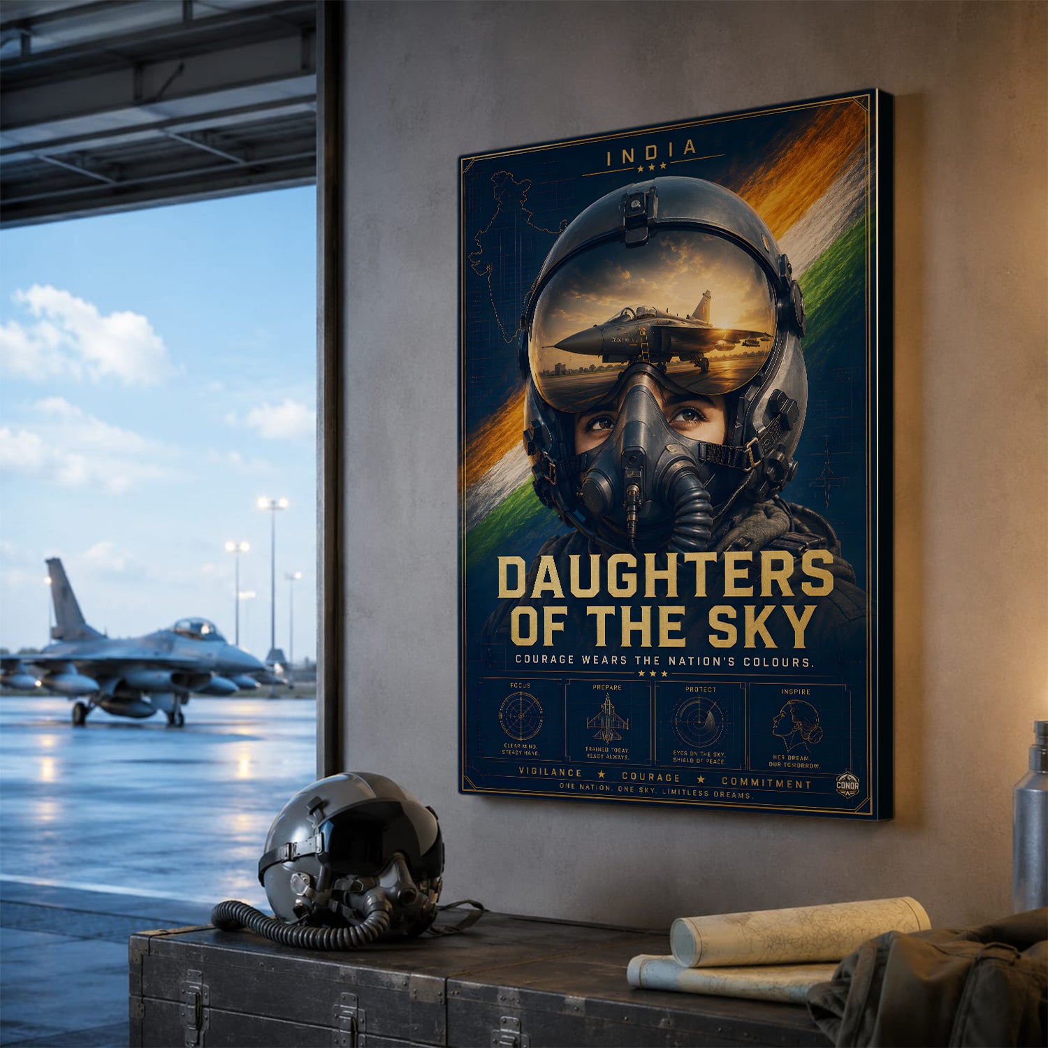 Daughters of the Sky – Courage Wears the Nation's Colours