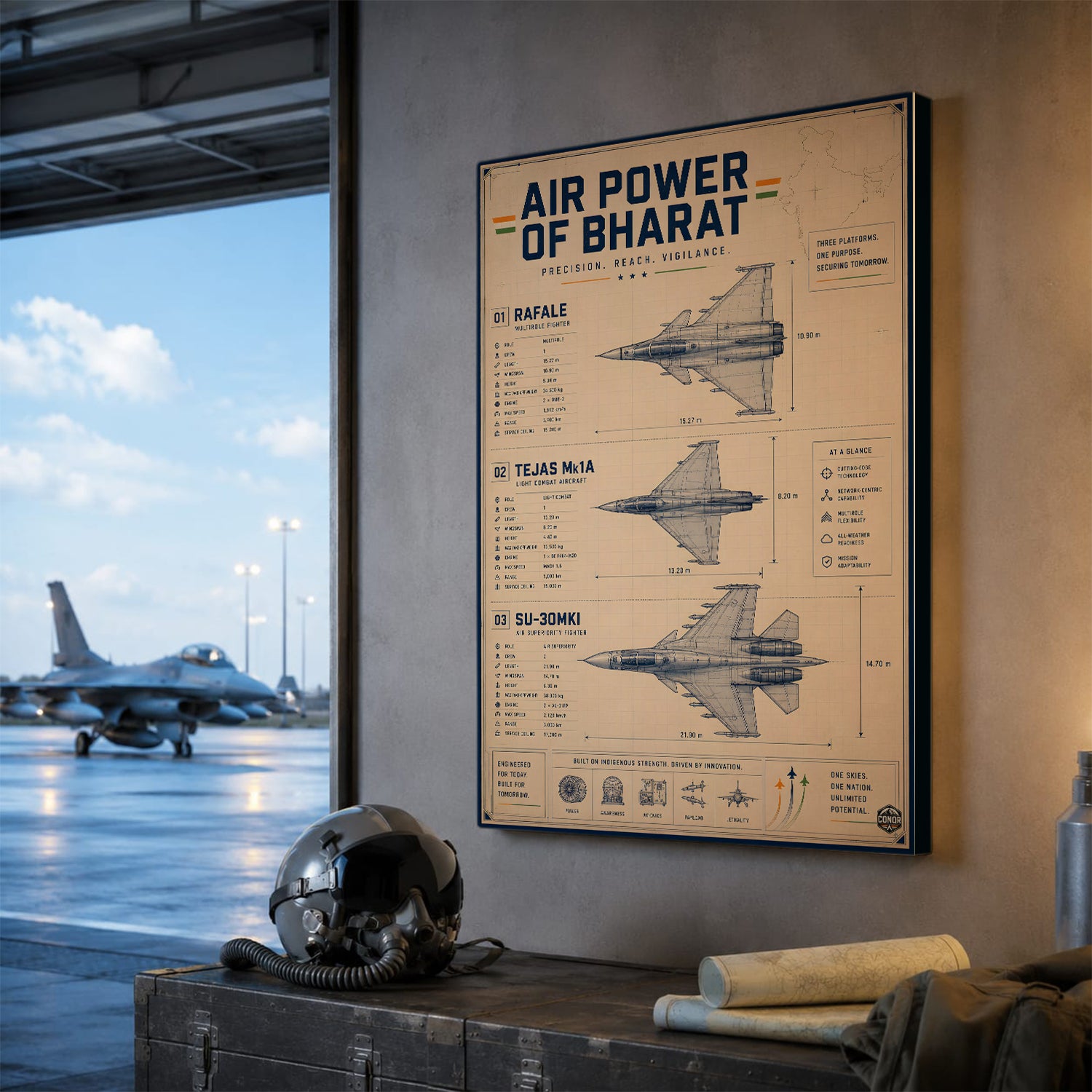 Air Power of Bharat – Three Platforms, One Purpose
