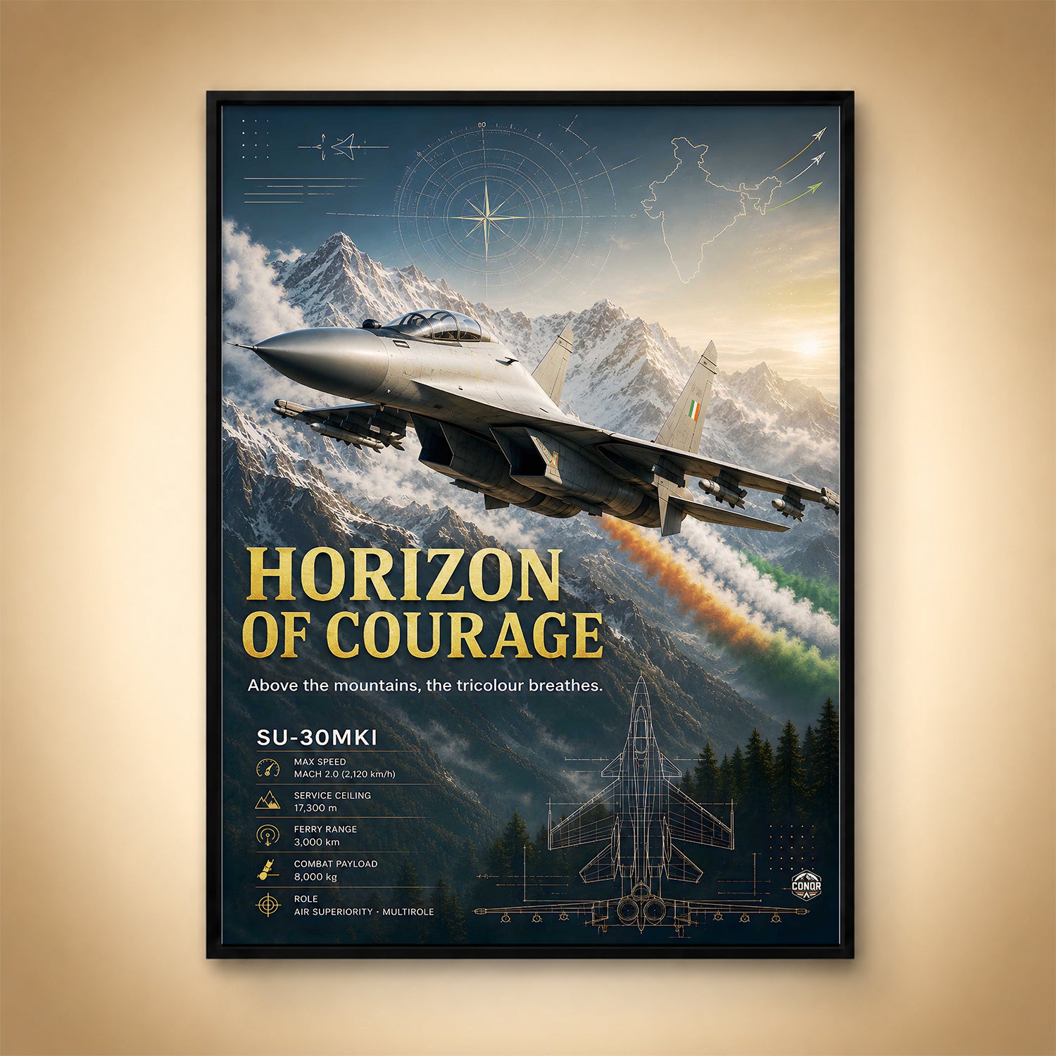 Horizon of Courage – The Tricolour Breathes