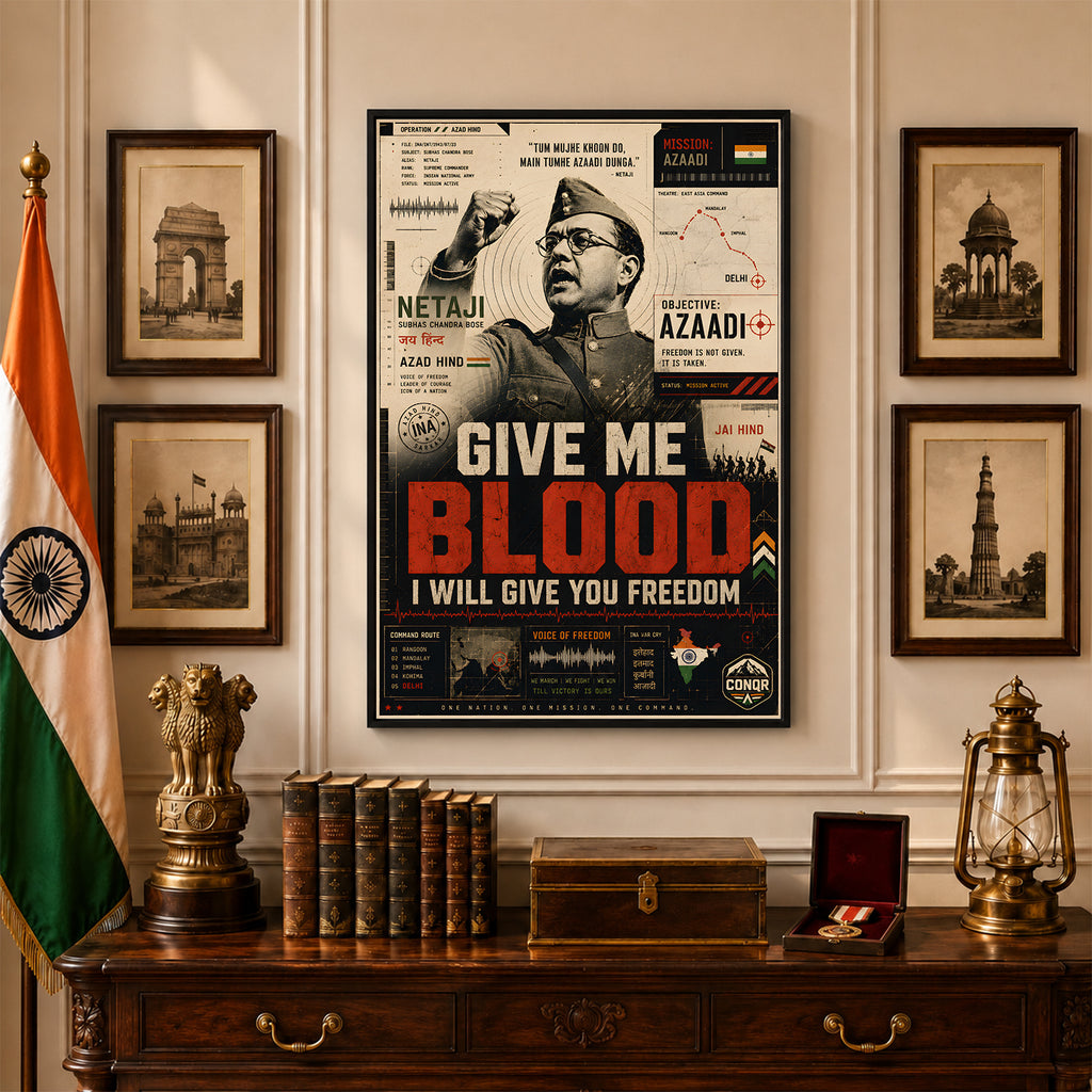 Give Me Blood – Freedom Is Not Given, It Is Taken (CONQR-BHF-BOSE-005)