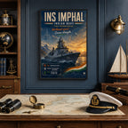 INS Imphal Navy Wall Art (CONQR-BHARAT-NAVY-006)
