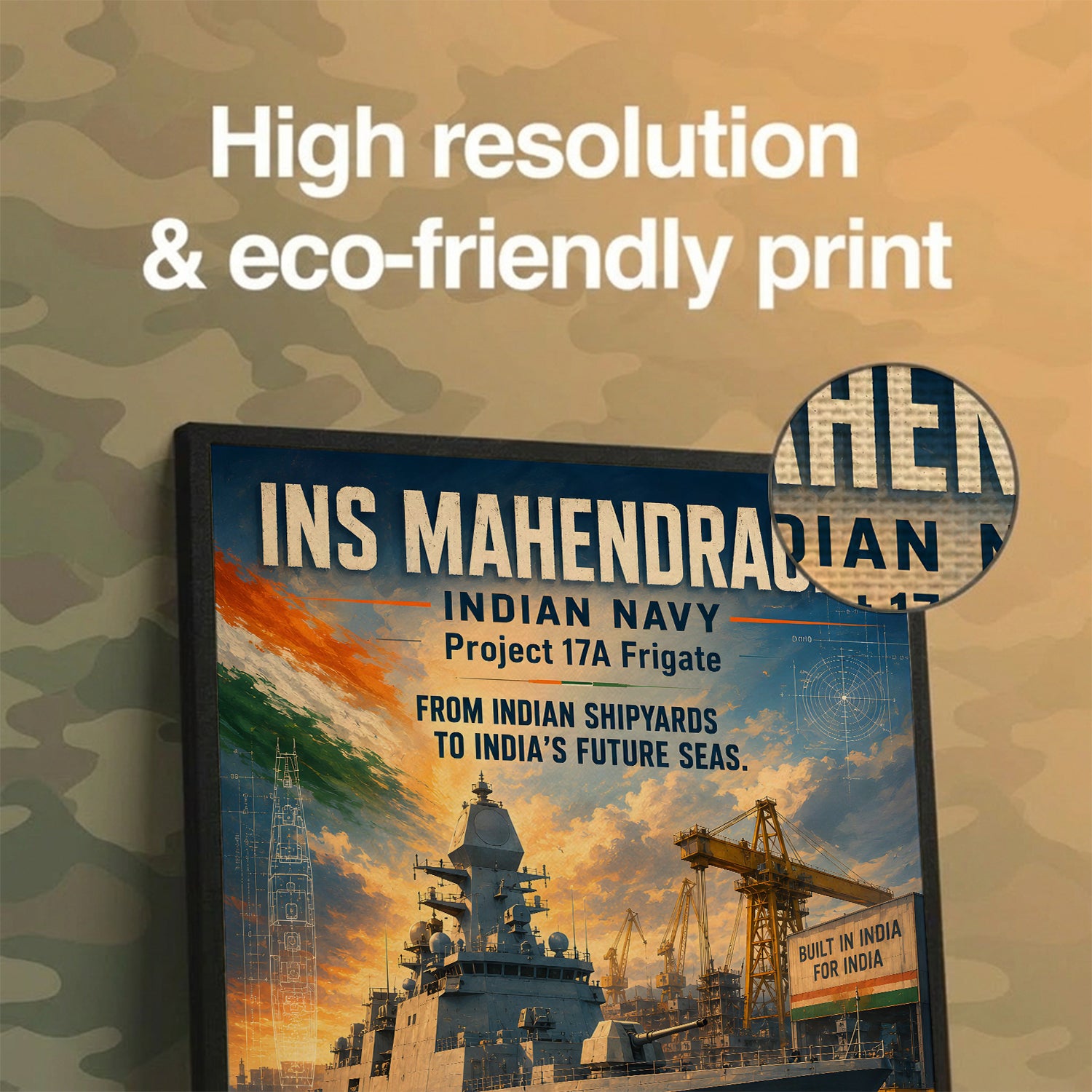 INS Mahendragiri Navy Wall Art (CONQR-BHARAT-NAVY-009)