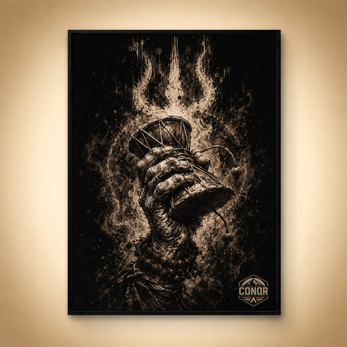 Cosmic Damru – The First Beat of Creation