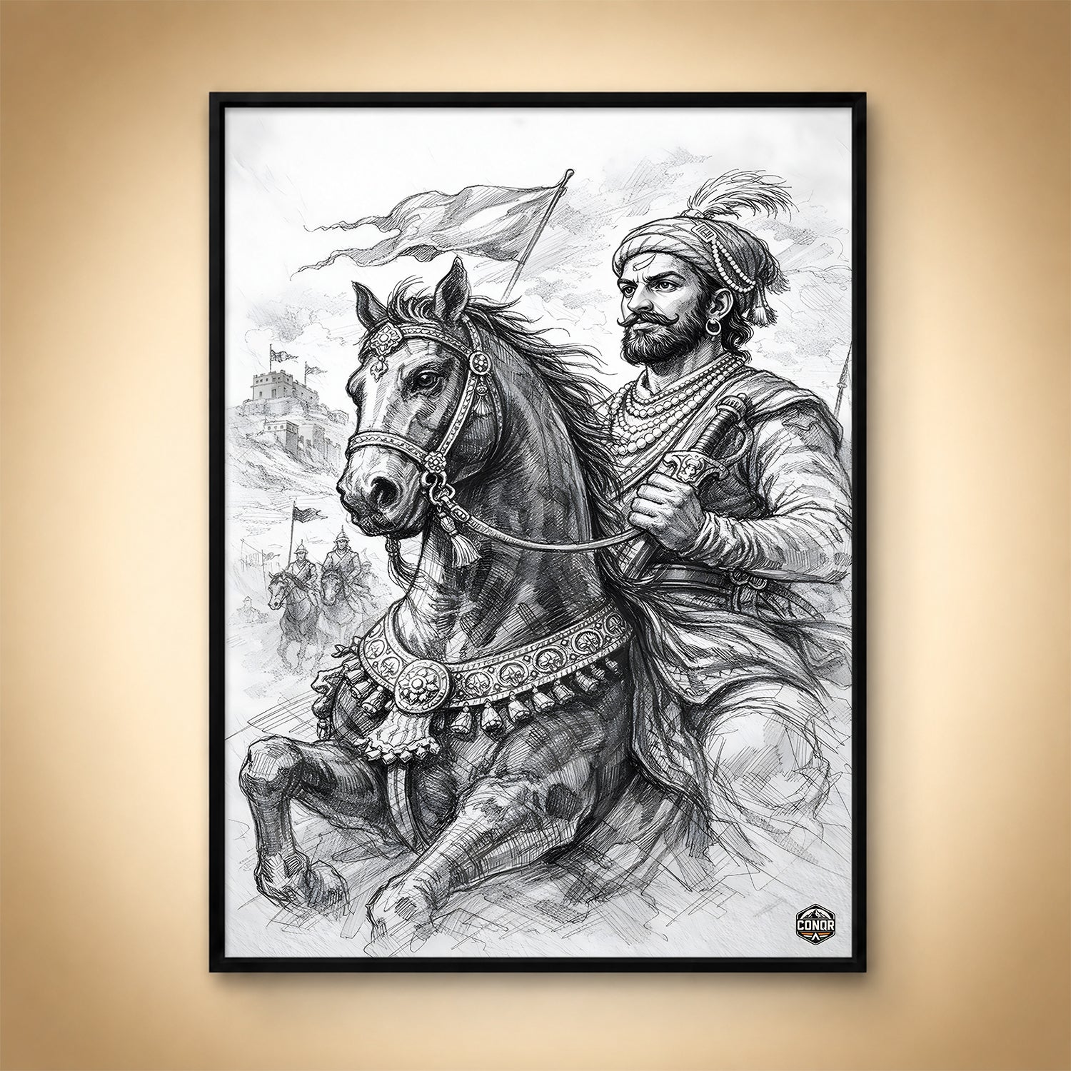 The King Rides First – Shivaji Maharaj on Horseback