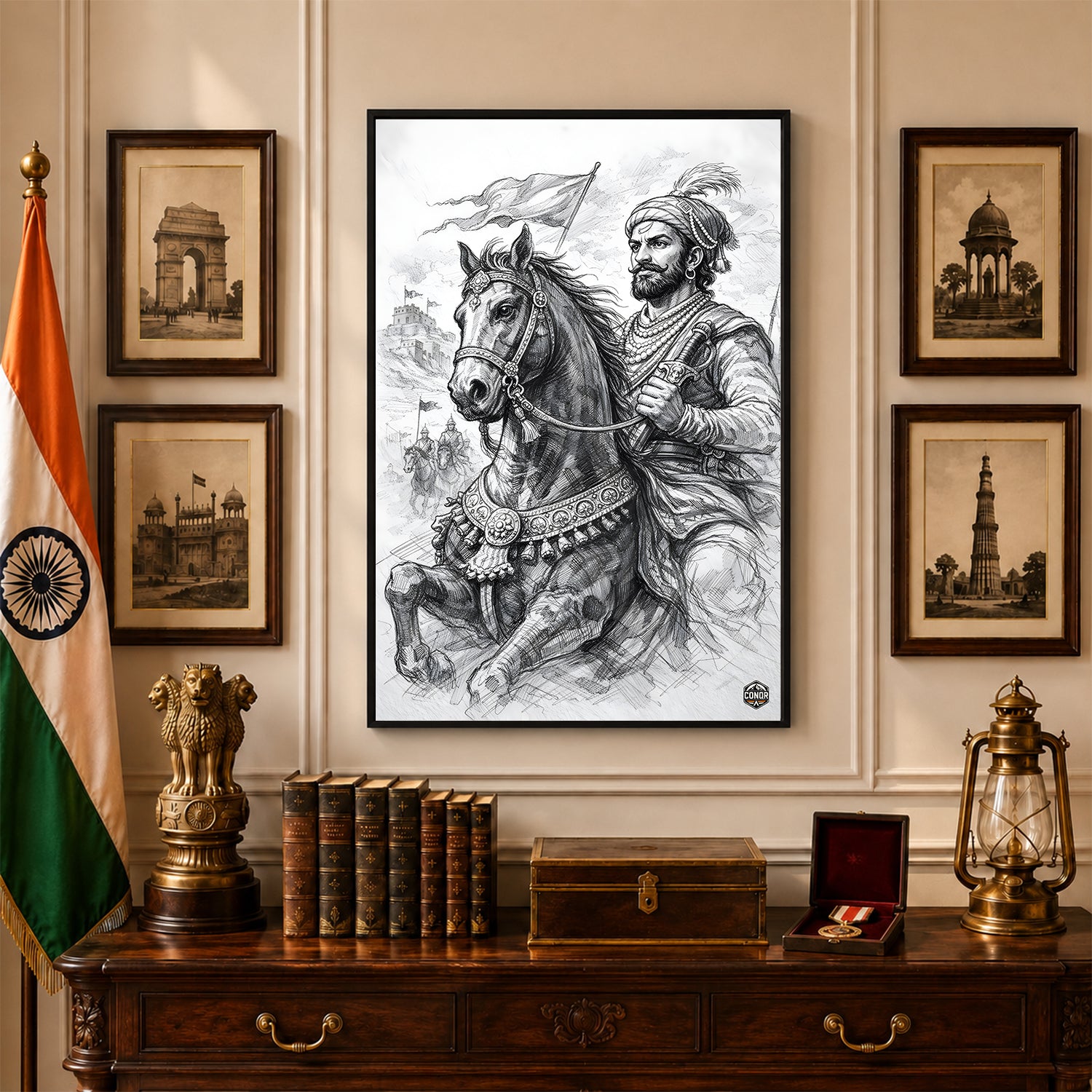 The King Rides First – Shivaji Maharaj on Horseback